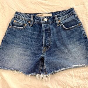 GRLFRIEND-  Denim Cut off Shorts - Size 23